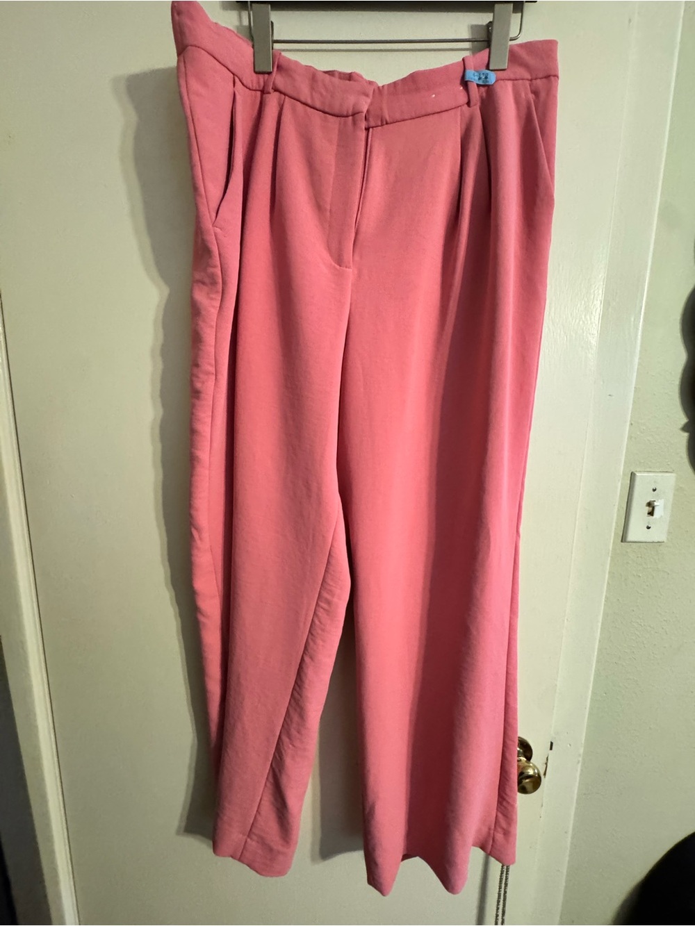 Abercrombie & Fitch Pink Sloane Wide-Leg Pants